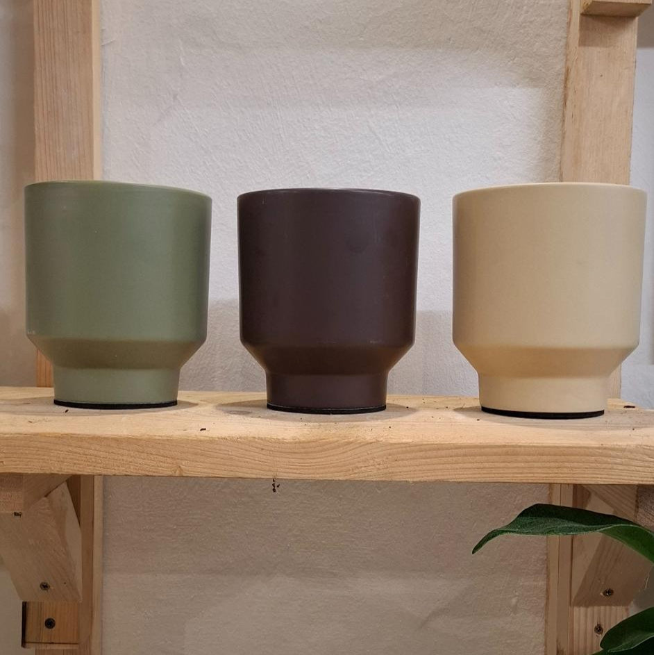 Kvetináč Edo krémový