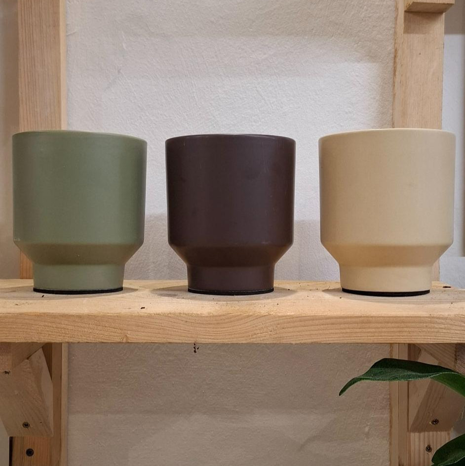 Kvetináč Edo olivový