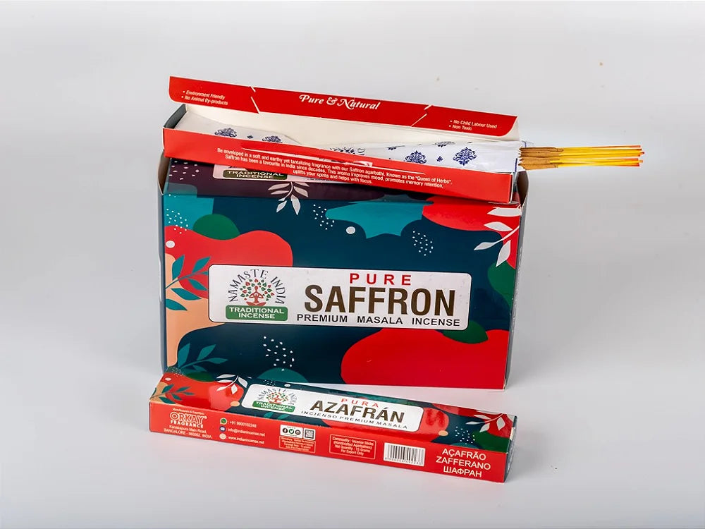 Vonné tyčinky Premium Namaste India Saffron / Šafrán
