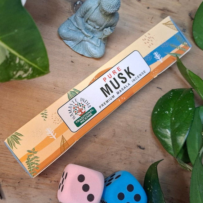 Vonné tyčinky Premium Namaste India Musk / Pižmo