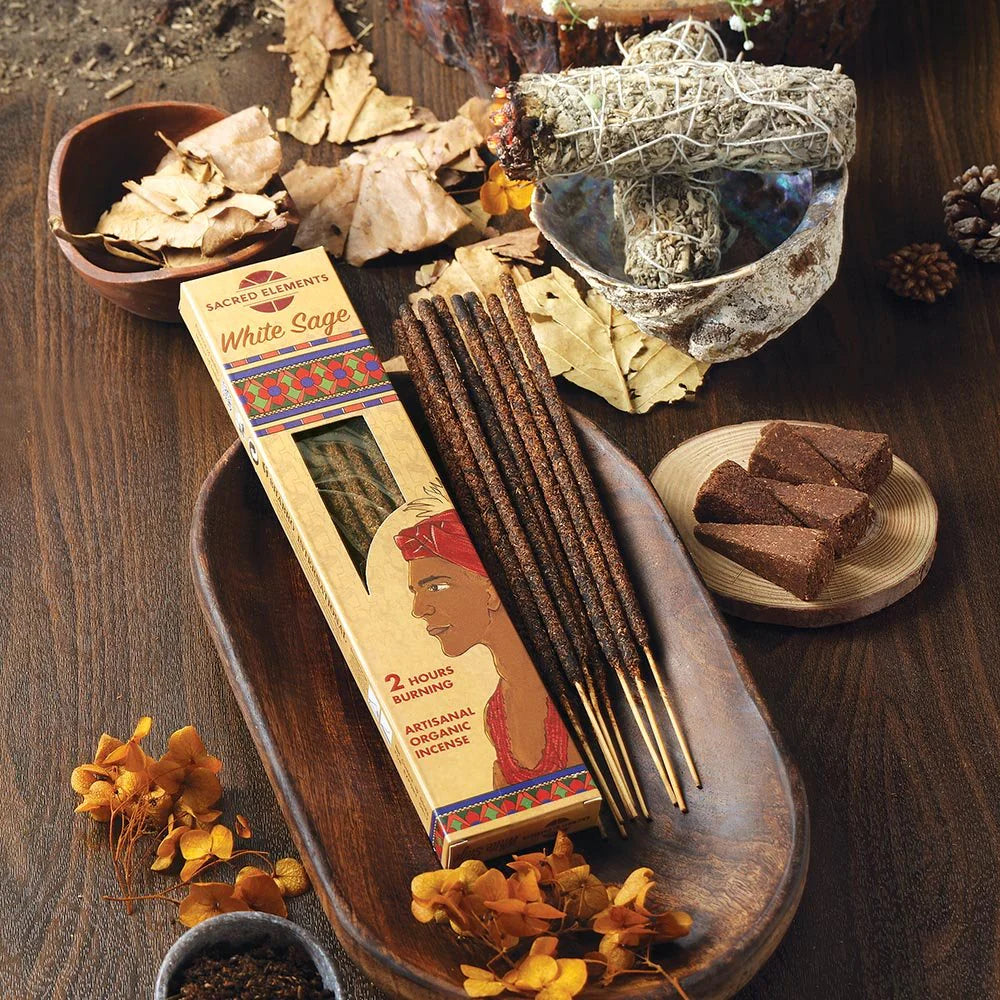 Vonné tyčinky Sacred Elemenets White Sage / Biela šalvia