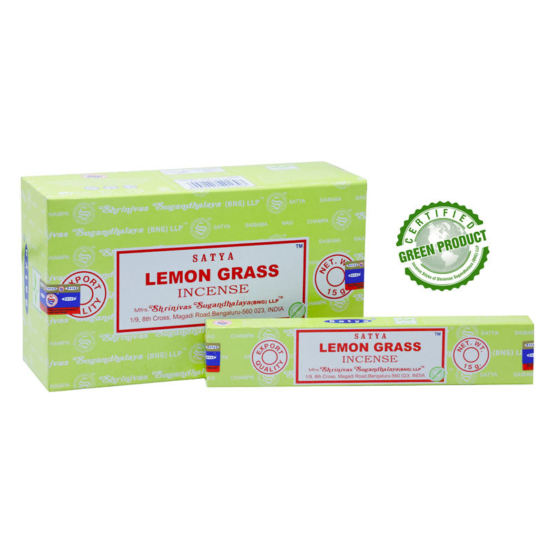 Vonné tyčinky Satya Lemon grass / Citrónová tráva
